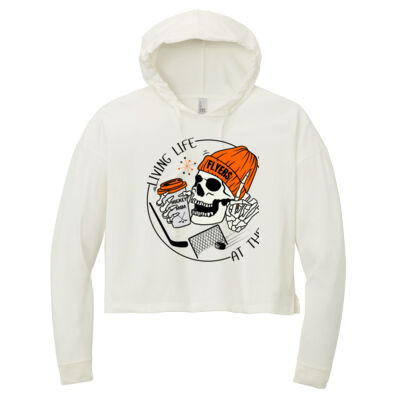 FLYERS LIVING LIFE WOMEN'S CROPPED HOODIE TEE Thumbnail