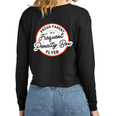 FLYERS PROUD PARENT WOMEN'S MODEST CROP LONG SLEEVE TEE Thumbnail